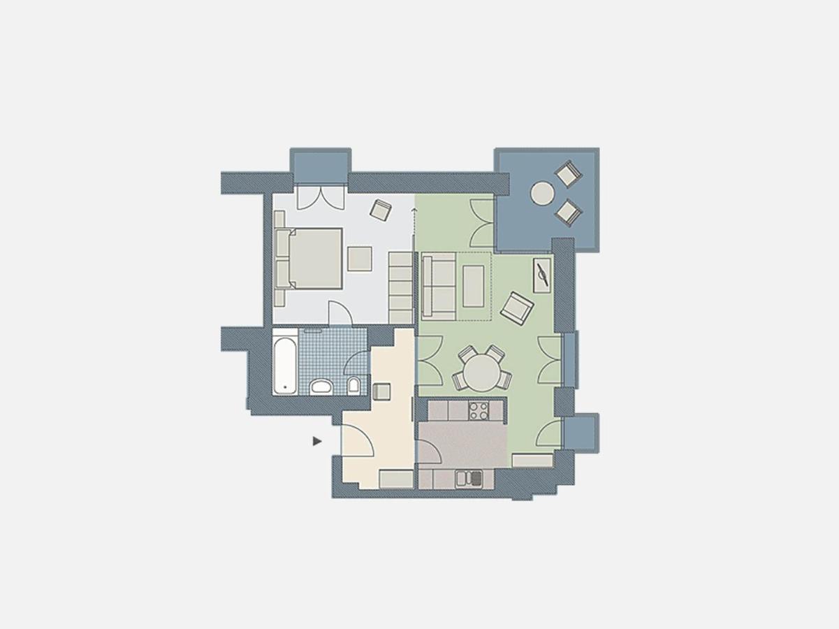 Kaiservillen Heringsdorf - Ferienwohnung Mit 1 Schlafzimmer Und Balkon D224 外观 照片